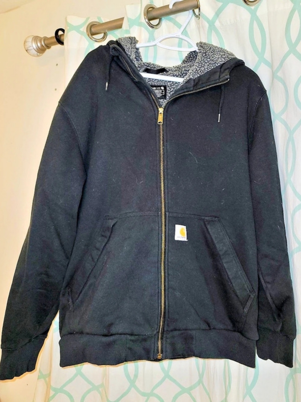 Carhartt Relaxed Fit Midweight Sherpa-Lined Full-Zip Sweatshirt